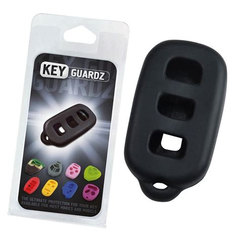 KeyGuardz Black Rubber Keyless Entry Remote Key Fob Skin Cover ...