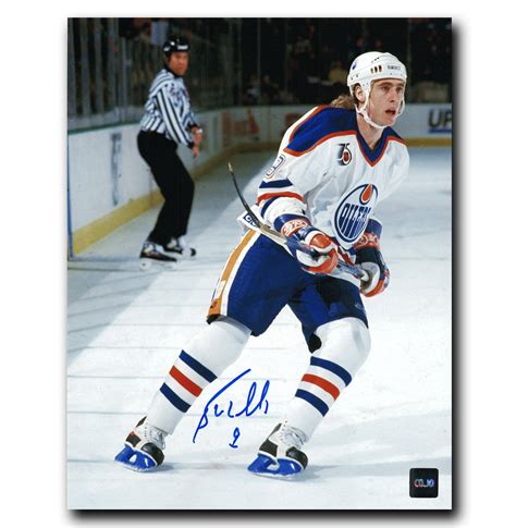 Bernie Nicholls Edmonton Oilers Autographed 8x10 Photo | CoJo Sport ...