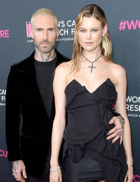 Adam Levine And Behati Prinsloo Return To Red Carpet