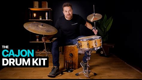 CAJON DRUM KIT - Cajon with Pedal, Shaker, Cymbals, Snare and more... - YouTube