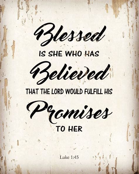 Believe God’s promises...they will be fulfilled in their own time! Luke 1:45 | Gods promises ...