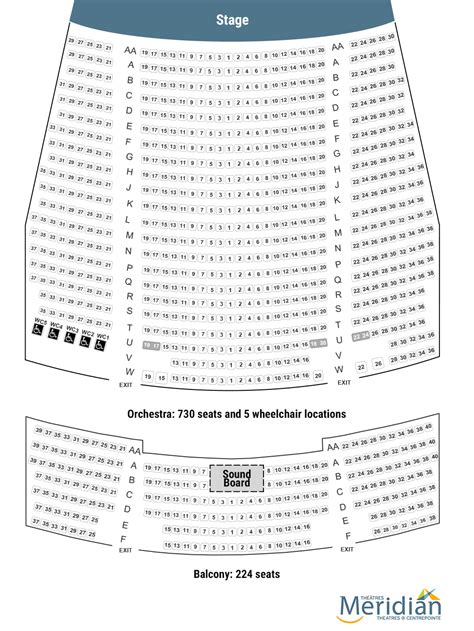 Mainstage Seating Plan | Meridian Theatres @ Centrepointe