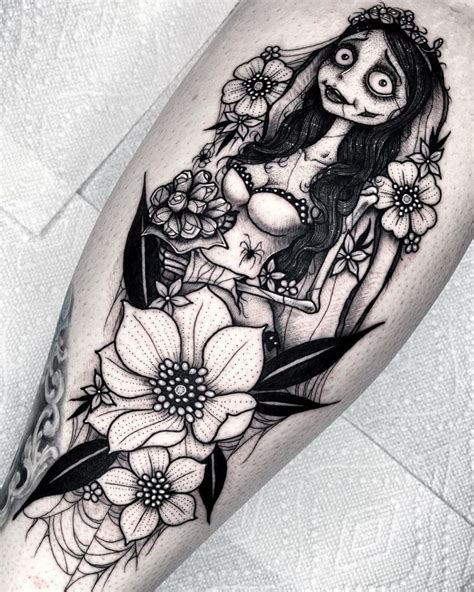 30 Unique Corpse Bride Tattoos You Will Love | Style VP