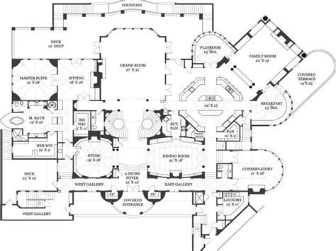 Castle Style Home Floor Plans - House Decor Concept Ideas