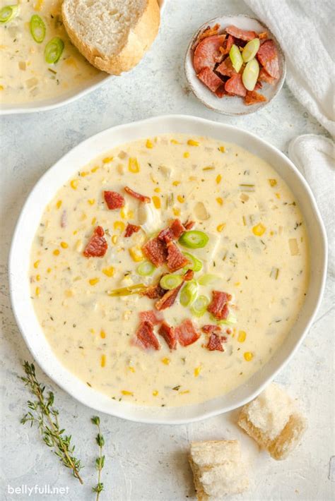 Corn Chowder Recipe - Belly Full