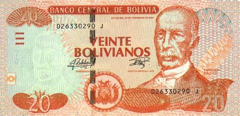 Current Bolivian Boliviano Banknotes - Foreign Currency