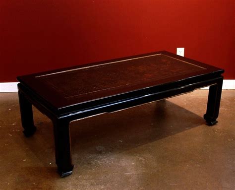 French Chinoiserie Black Lacquer Coffee Table at 1stDibs | black chinoiserie coffee table ...