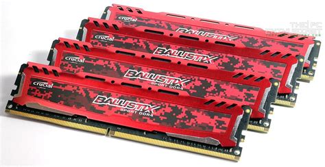 Crucial Ballistix Sport LT Red DDR4-2400 Memory Review | ThePCEnthusiast