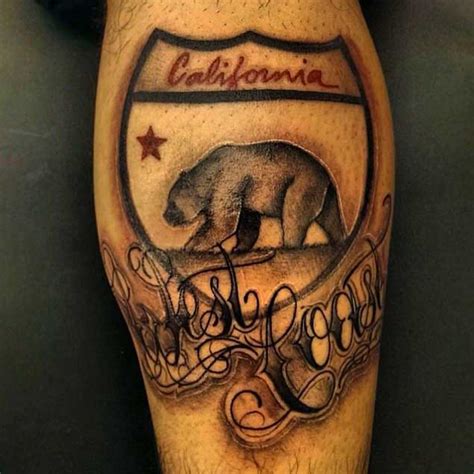 40 Breathtaking State of California Tattoos - TattooBlend