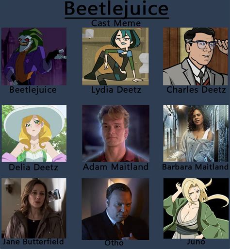 My Beetlejuice Cast by JackSkellington416 on DeviantArt