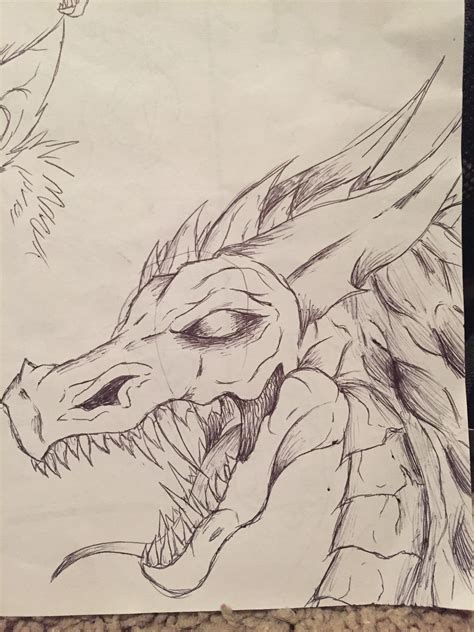 Pencil Drawings Dragons - Drawing.rjuuc.edu.np