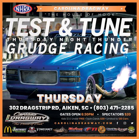 Events for October 2024 – Carolina Dragway "The House of Hook" in Aiken, SC