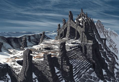 Nordic Temple Ruins- Concept Art - Elder Scrolls V : Skyrim Photo ...