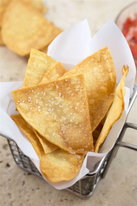 How to make homemade tortilla chips from chefsavvy.com