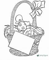 Easter Basket Coloring Pages sketch template