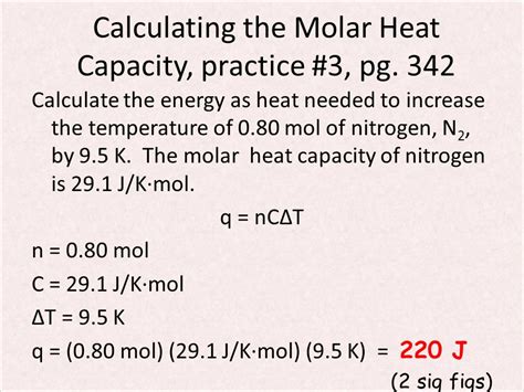 Molar Heat Capacity Formula - cloudshareinfo