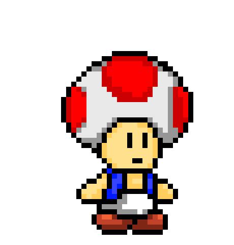 pixel art toad | Pixel Art Maker