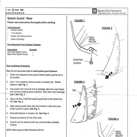 Rear Splash Guard Installation Instructions - C8.pdf | DocDroid