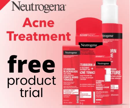 Apply to Try Neutrogena Acne Products