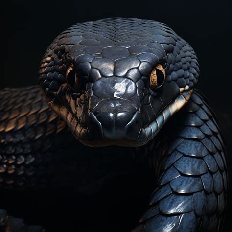 Black Mamba Snake Logo