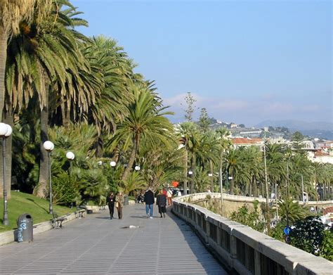 Sanremo The Promenade of Sanremo (Liguria, Italy) - seafront promenade liguria Sanremo ...