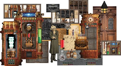 Steampunk Mad Scientist Halloween Decorations