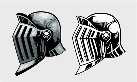 Gladiator Warrior helmet set 23310188 Vector Art at Vecteezy