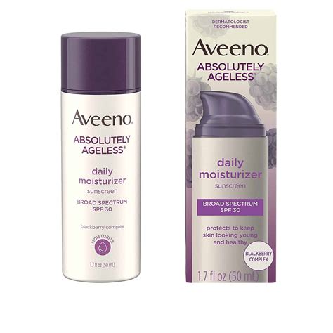 Aveeno Absolutely Ageless Moisturizer with SPF 30 | 1.7 Ounce ...