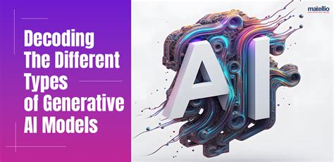 Decoding The Different Types of Generative AI Models - Matellio Inc