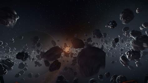 Asteroid belt wallpaper - backiee