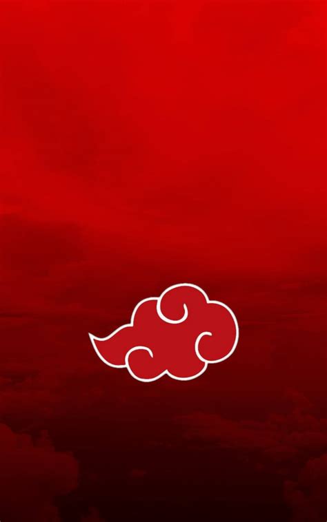 Download Akatsuki Red Phone Logo Wallpaper | Wallpapers.com