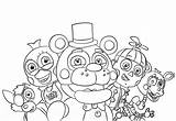 Free Printable Five Nights At Freddys FNAF Coloring Pages sketch template