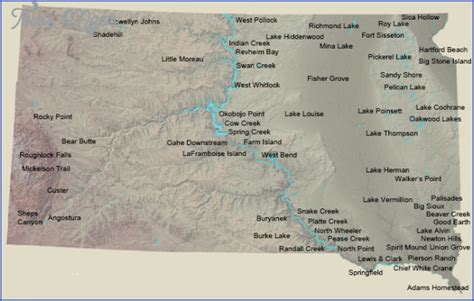 CUSTER STATE PARK MAP SOUTH DAKOTA - ToursMaps.com