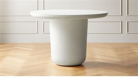 Lola Round Concrete Dining Table + Reviews | CB2 | Concrete dining ...