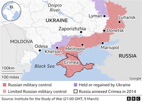 Ukraine War 2014 Map