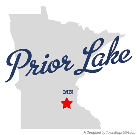 Map of Prior Lake, MN, Minnesota