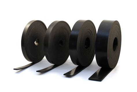 4mm Thick x 5m Long - Solid Rubber Strips - Rubber Stuff