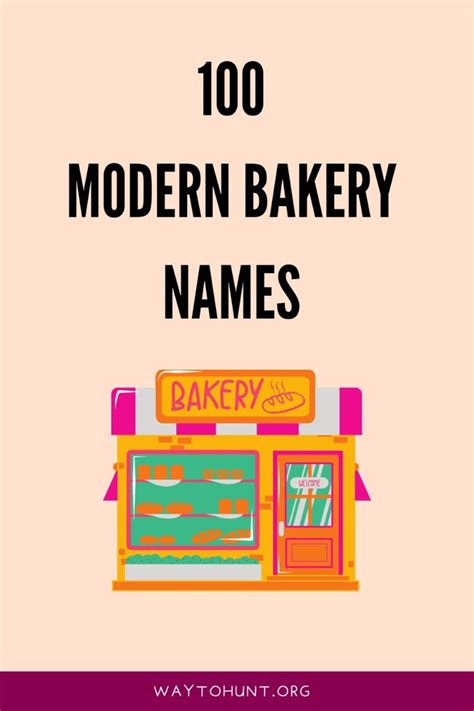 100+ Best Modern Bakery Names in 2024 | Bakery names, Bakery shop names ...