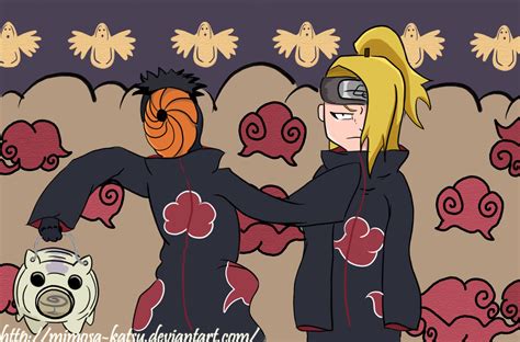 Tobi and Deidara by Mimosa-katsu on DeviantArt