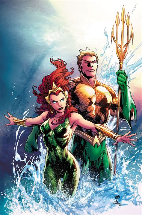 Aquaman & Mera | Dc comics art, Aquaman artwork, Aquaman