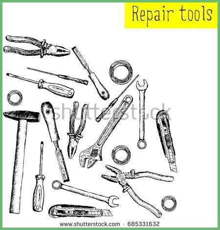 Mechanic Tools Drawing at GetDrawings | Free download