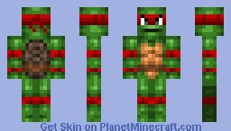 Raphael (TMNT) Minecraft Skin