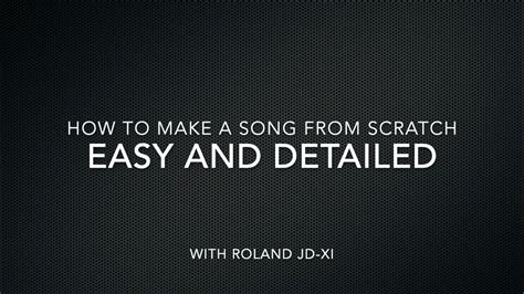 Roland JD-Xi: TUTORIAL-Creating a Synthpop song - YouTube