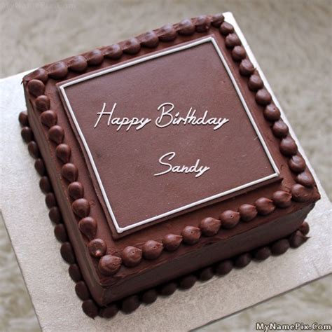 Happy Birthday Sandy Cakes, Cards, Wishes