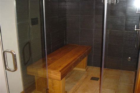 Residential Steam Room Seating | Steam Sauna Bath