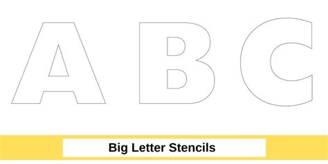 Free Printable Letter Stencils