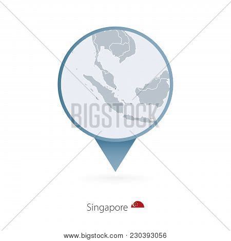 Map Pin Detailed Map Vector & Photo (Free Trial) | Bigstock