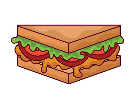 cheese sandwich design 21375524 Vector Art at Vecteezy