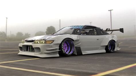 Custom Nissan 240sx S13 3D car | CGTrader