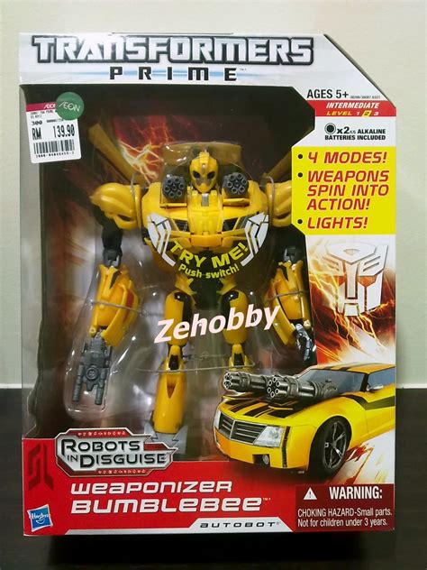 Zehobby: ~ Transformers Prime Weaponizer Bumblebee